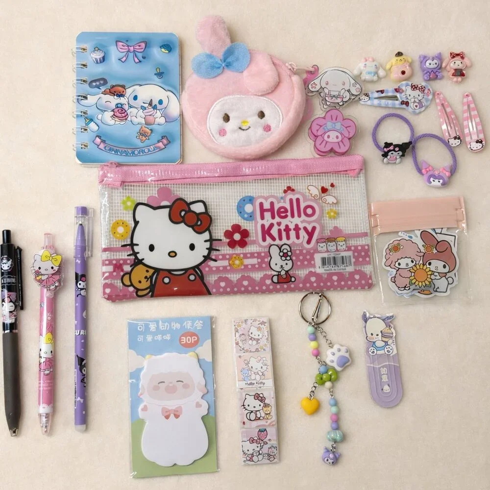 Blush Kawaii Sanrio Gift Box – Handmade Pepa by Murr Keychain Included
